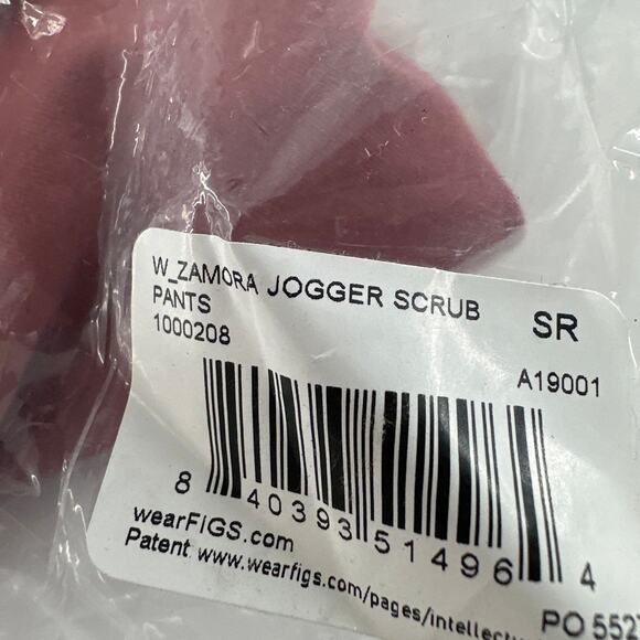 Figs Mauve Zamora Jogger Scrub Pants Small Reg - Picture 3 of 9